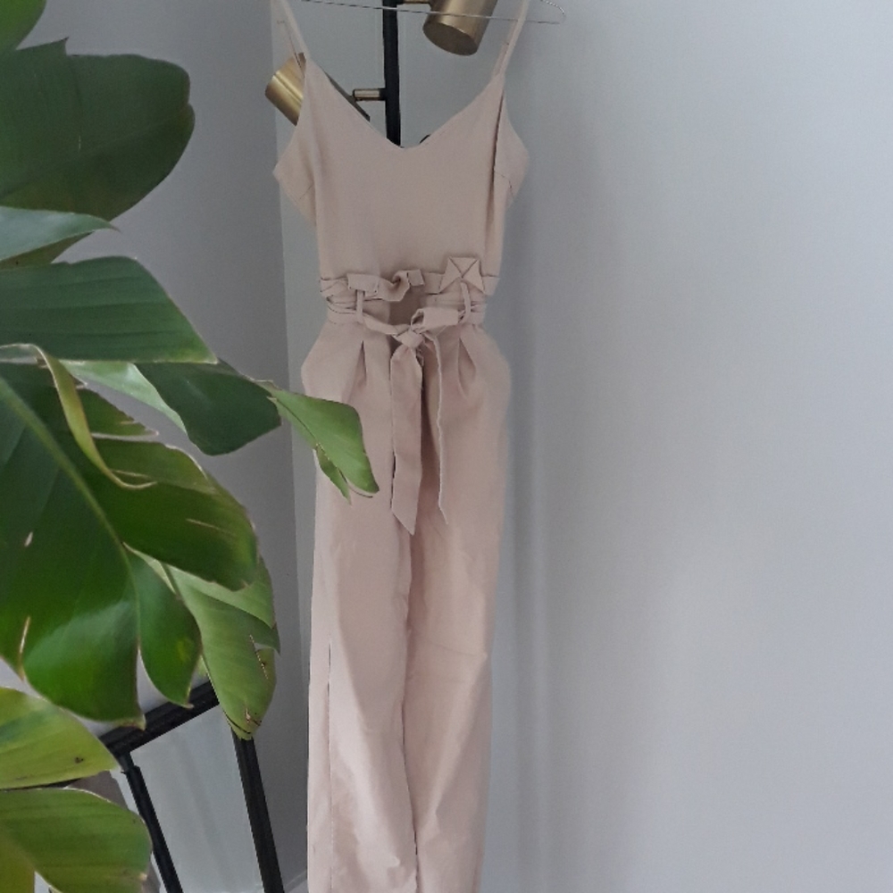 Beige Jumpsuit